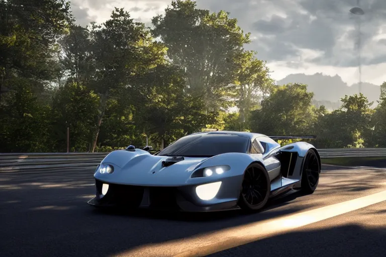 Image similar to photo wallpaper sport car gran turismo 7 forza horizon need for speed fast and furious 5 unreal engine supercar hypercar game concept car octane render, 4 khd 2 0 2 2 3 d cgi rtx style chrome reflexion global illumination ray tracing hdr arstation pixar and disney unreal