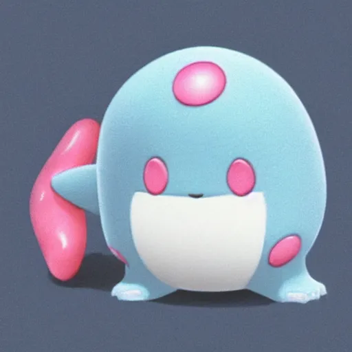 Prompt: a mixture between ditto and ditto, double ditto pokemon hybrid, ditto and ditto