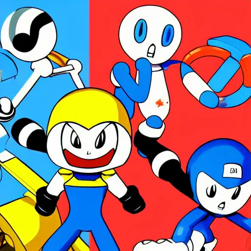 Prompt: unibomberman, ted kaczynski megaman box art