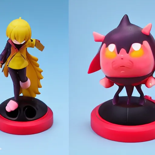 Prompt: slime rancher, an anime Nenderoid, figurine, detailed product photo.