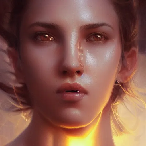 Prompt: foam floats around girl's mouth, closeup photo, dramatic lighting, intricate, wild, highly detailed, digital painting, artstation, concept art, smooth, sharp focus, illustration, art by artgerm and greg rutkowski and alphonse mucha, footage