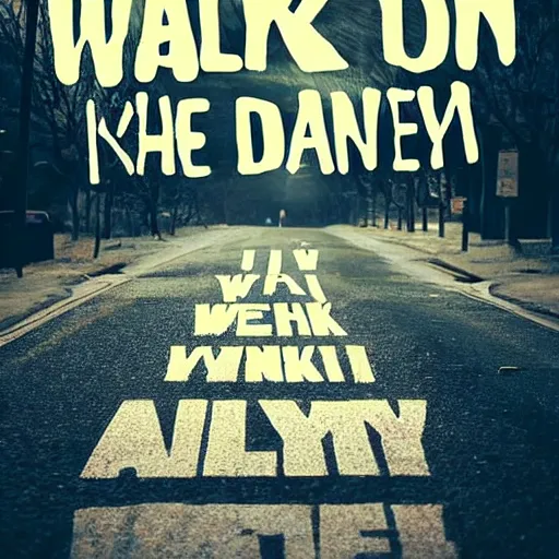 Image similar to i walk a lonely road the only one that i have ever known don't know where it goes but it's home to me, and i walk alone i walk this empty street on the boulevard of broken dreams where the city sleeps and i'm the only one, and i walk alone