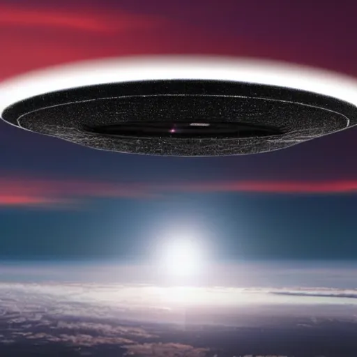 Image similar to picture of a ufo taken with a cell phone