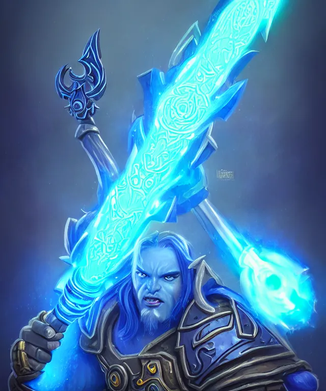 Prompt: bright weapon of warcraft blizzard weapon art, a spiral magic staff, bokeh. bright art masterpiece artstation. 8k, sharp high quality illustration in style of Jose Daniel Cabrera Pena and Leonid Kozienko, blue colored theme, concept art by Tooth Wu,