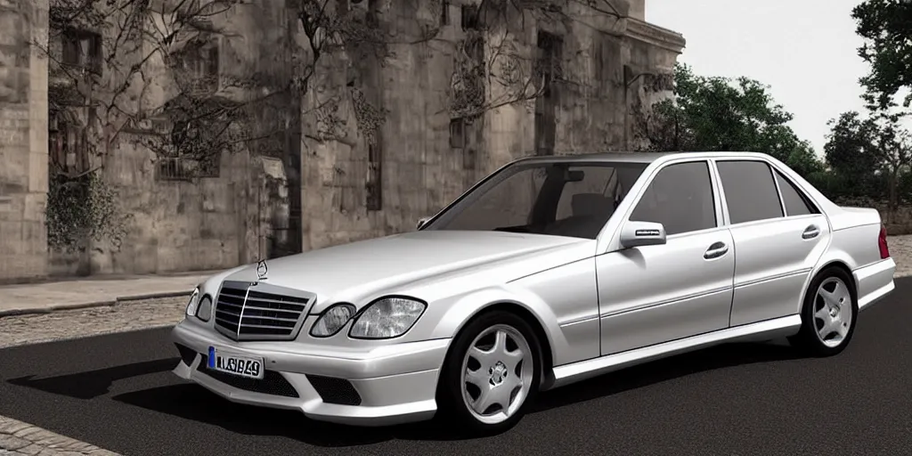 Image similar to “2010s Mercedes 190E, ultra realistic, 4K”