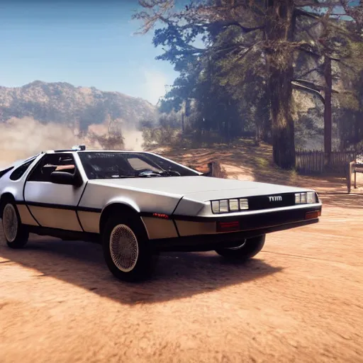 Image similar to delorean in red dead redemption 2