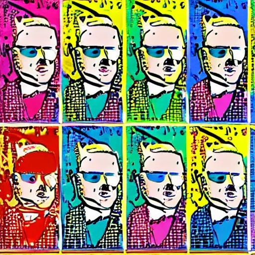 Image similar to don cryptonium, pop art style