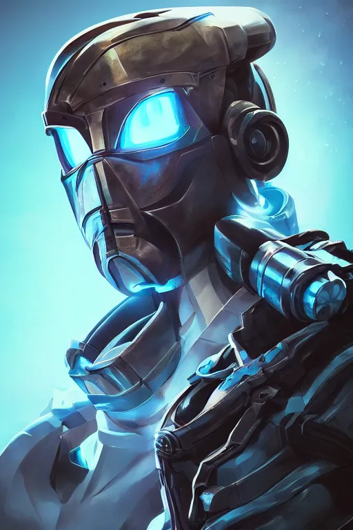 Image similar to epic mask helmet robot ninja portrait stylized as fornite style game design fanart by concept artist gervasio canda, behance hd by jesper ejsing, by rhads, makoto shinkai and lois van baarle, ilya kuvshinov, rossdraws global illumination radiating a glowing aura global illumination ray tracing hdr render in unreal engine 5