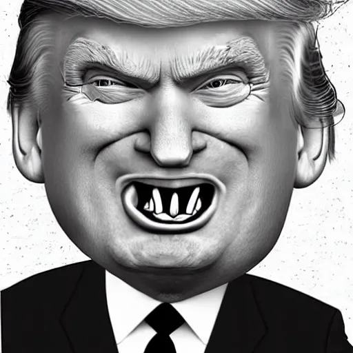 Image similar to donald trump caricature