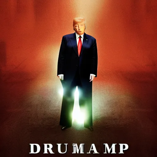 Image similar to cinematic film still Donald Trump starring as a Samurai, Japanese CGI, VFX, 2003, 40mm lens, shallow depth of field, film photography