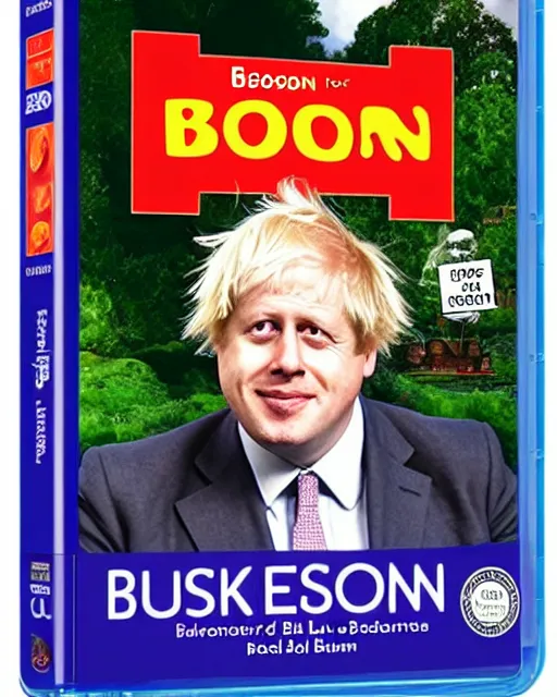 Image similar to boris johnson's baked bean adventure blu-ray DVD case still sealed in box, ebay listing