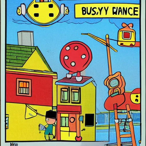 Image similar to Busytown, by Neil Freeman