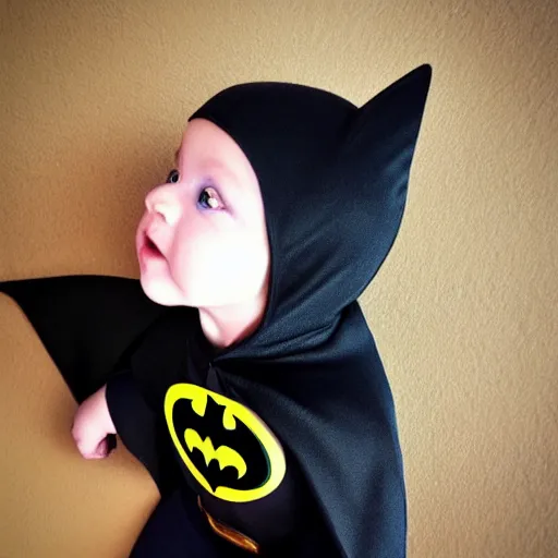 Prompt: baby batman