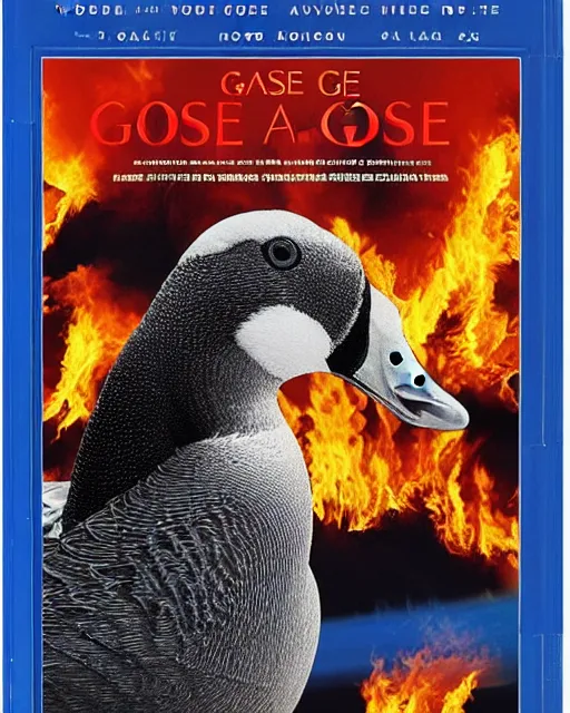 Image similar to 'A Goose Set my House on Fire' blu-ray DVD case still sealed in box, ebay listing