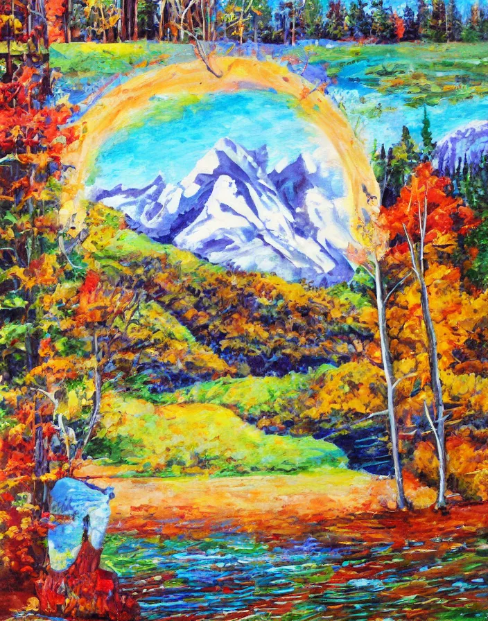 Image similar to Lodge art