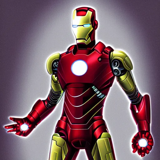 Prompt: Iron Man Jaspion, detailed digital art