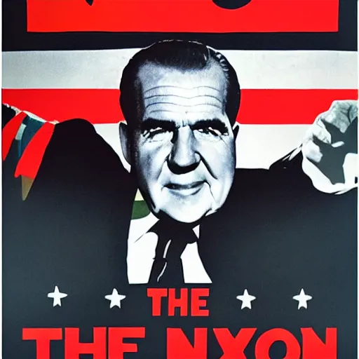 Image similar to nixon's the one poster