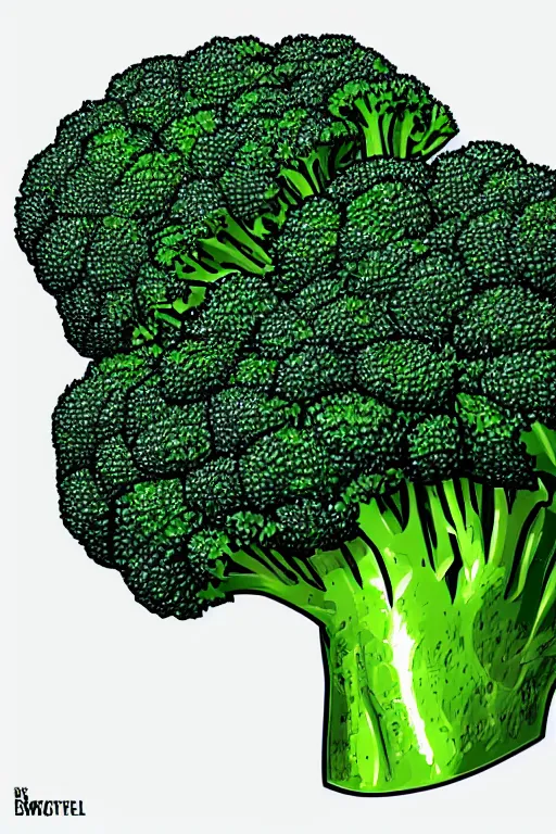 Image similar to ripped broccoli hulk, highly detailed, digital art, sharp focus, trending on art station