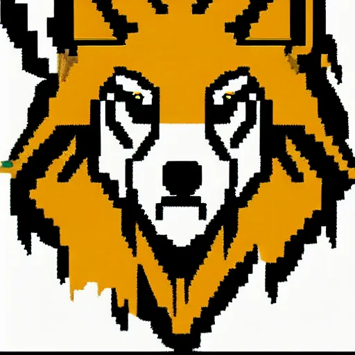 Image similar to antropomorphic muscular masculine wolf. wolf head. furr. 8 bit nes graphics