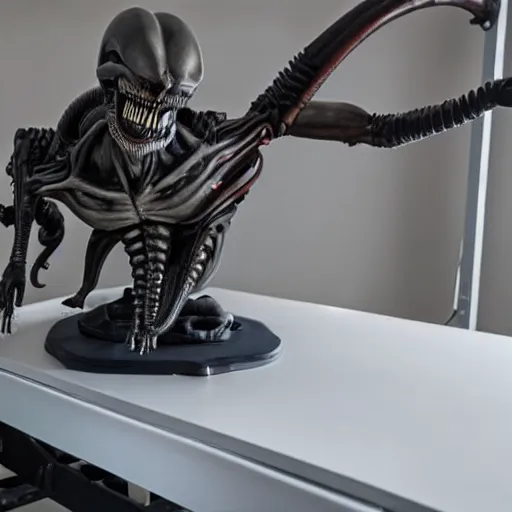 Image similar to xenomorph on a surgical table.