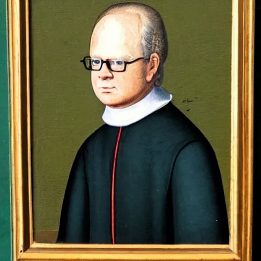 Image similar to medieval painting of carl xvi gustaf