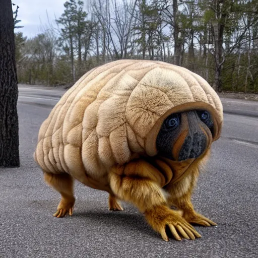 Image similar to Photo of a Large Tardigrade with Fur,