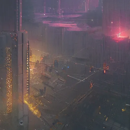 Prompt: sao paulo in the year 2 0 7 0, concept art, simon stalenhag, greg rutkowski, wadim kashin, sci fi