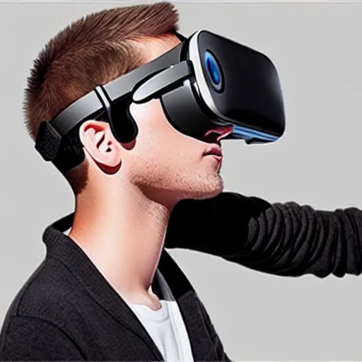 Image similar to new and futuristic vr headset