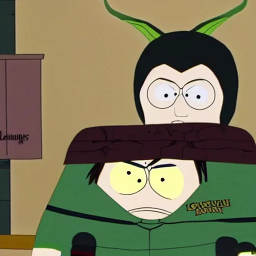 Image similar to loki in southpark