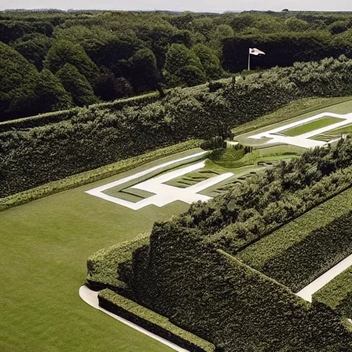 Image similar to “Eagle flying over Normandy American Cemetery and Memorial, cinematic, 4k, award winning”