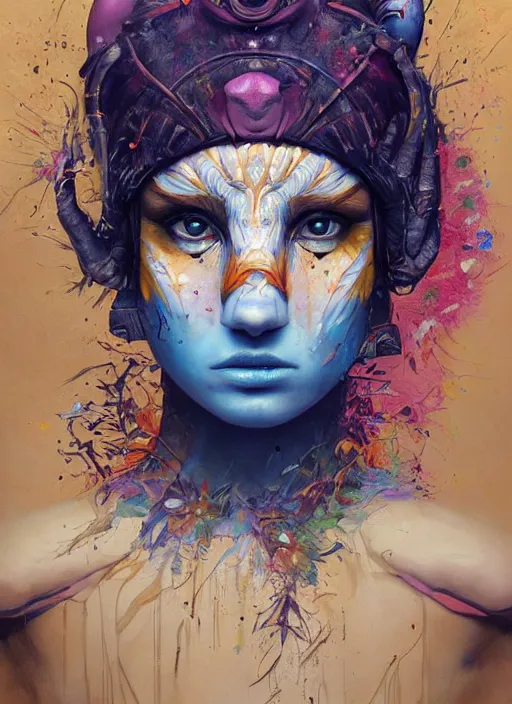 Prompt: beautiful portrait of Agumon, by Tristan Eaton, Stanley Artgermm, Tom Bagshaw, Greg Rutkowski, Carne Griffiths. trending on DeviantArt, face enhance, hyper detailed, trending on Artstation, 8k, masterpiece, graffiti paint, fine detail, full of color, intricate detail, golden ratio illustration