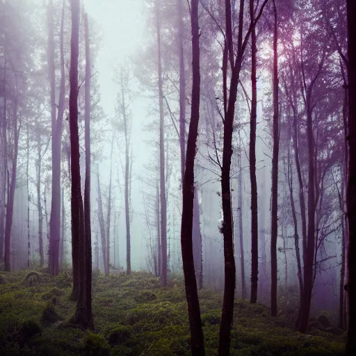 Prompt: forest in the morning light, by Elsa Bleda, hyper detailed