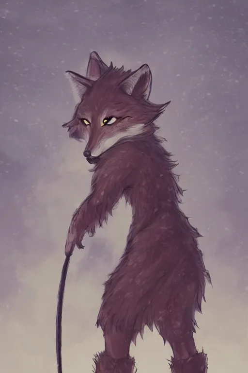 Image similar to an anthropomorphic medieval fox with a fluffy tail, backlighting, trending on artstation, digital art, furry art, trending on furaffinity, fantasy art, by kawacy