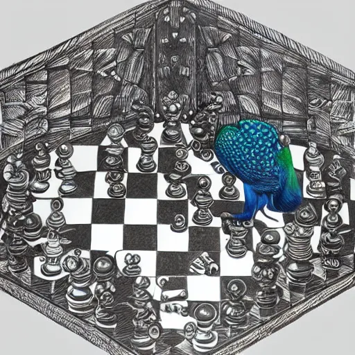 Escher Chess set identify - Chess Forums 