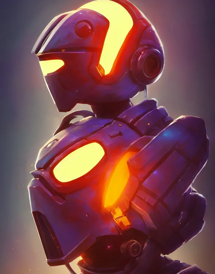 Image similar to epic mask helmet robot ninja portrait stylized as fornite style game design fanart by concept artist gervasio canda, behance hd by jesper ejsing, by rhads, makoto shinkai and lois van baarle, ilya kuvshinov, rossdraws global illumination radiating a glowing aura global illumination ray tracing hdr render in unreal engine 5