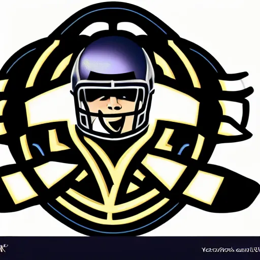 Image similar to sports logo detailed vector vikings