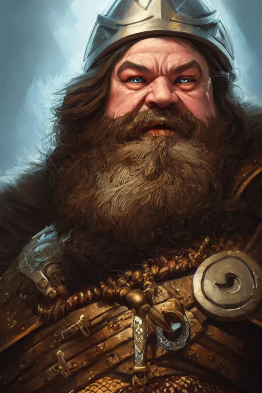 Image similar to dwarf knight portrait, highly detailed, d & d, fantasy, highly detailed, digital painting, trending on artstation, concept art, sharp focus, illustration, global illumination, ray tracing, realistic shaded, art by artgerm and greg rutkowski and fuji choko and viktoria gavrilenko and hoang lap