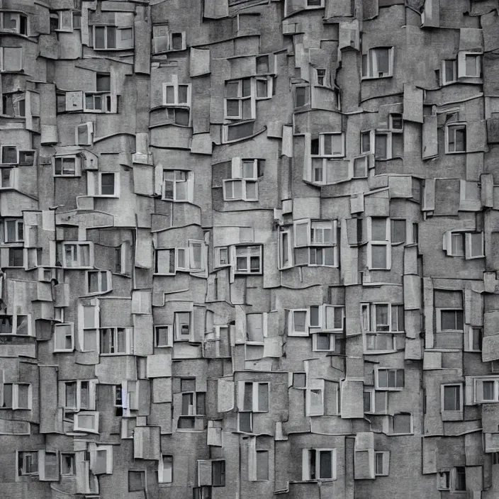 Image similar to a building in a landscape, mind - bending