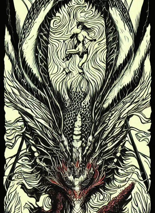 Image similar to dragon by richey beckett