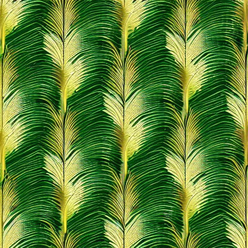 Image similar to gold emerald palm leaves vector background, 8 k ultra resolution