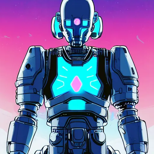 Prompt: cell shaded image of a cybernetic blue bald soldier, riding on top of a futuristic blue tank with glowing blue eyes as Borderlands 3 concept art, llustration, post grunge, concept art by josan gonzales and wlop, by james jean, Victo ngai, David Rubín, Mike Mignola, Laurie Greasley, highly detailed, sharp focus,alien,Trending on Artstation, HQ, deviantart, art by artgem