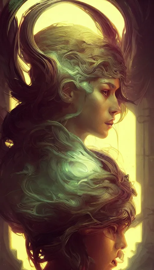 Image similar to shadows, fame of thrones, lord of daggers, neon, fibonacci, sweat drops, insane, intricate, highly detailed, digital painting, artstation, concept art, smooth, sharp focus, illustration, Unreal Engine 5, 8K, art by artgerm and greg rutkowski and alphonse mucha