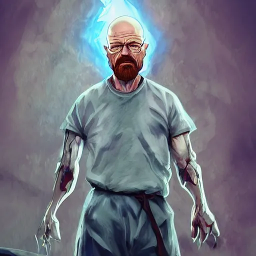 Image similar to walter white as a mythical dragon, breaking bad, fantasy, digital art, artstation, epic,