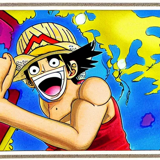 Image similar to one piece for the super nintendo entertainment system, cartridge illustration