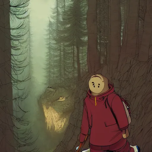 Image similar to rupert bear getting lost in the mountains, horror, intricate details, cinematic, epic, realistic, anatomy, tomer hanuka, uplight, artstation, photorealistic, scary