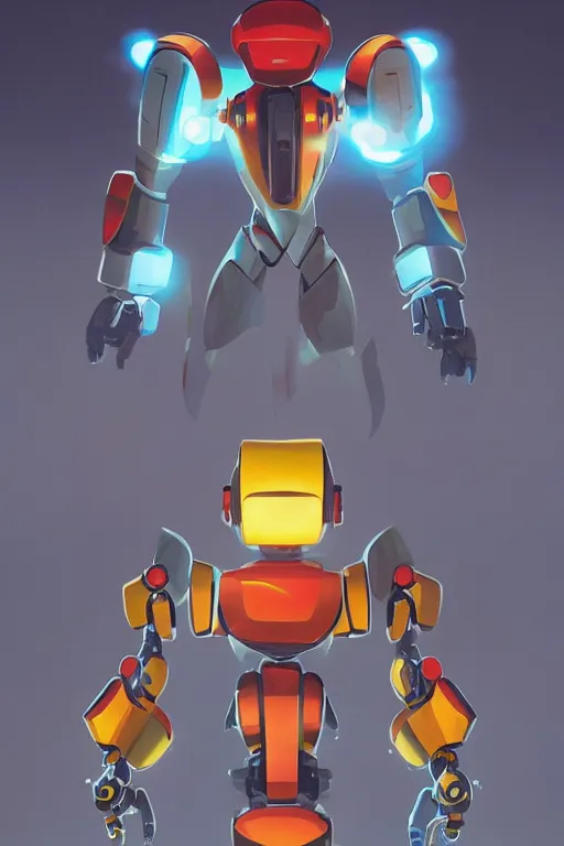 Image similar to metabots medabots medarotto medarot robot minimalist comics, behance hd by jesper ejsing, by rhads, makoto shinkai and lois van baarle, ilya kuvshinov, rossdraws global illumination ray tracing hdr radiating a glowing aura