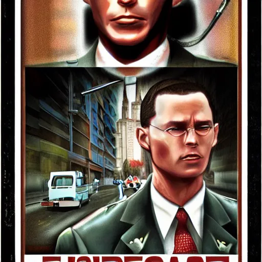 Image similar to forrest gump as a matrix agent, hyper realistic, digital art