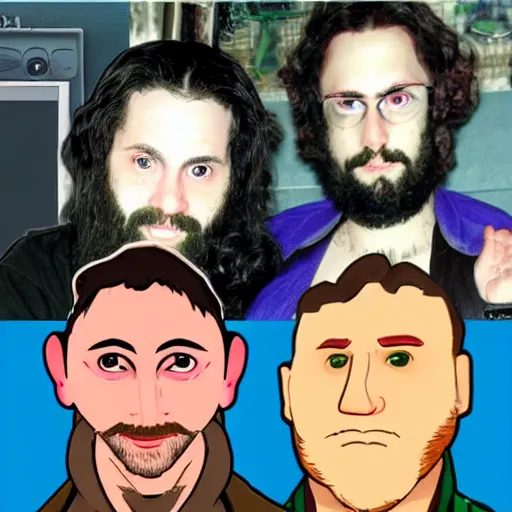 Image similar to proof that vinesauce vinny and joel vargskelethor are the same person