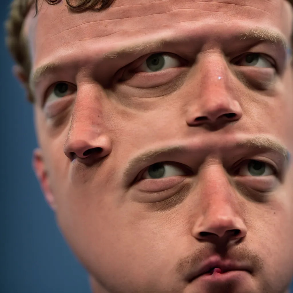 Prompt: mark zuckerberg staring into your soul, photo, 4 k