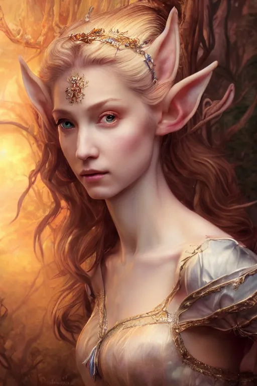 Image similar to a masterpiece ultrarealistic ultradetailed portrait of a very beautiful elf fairy, baroque renaissance. medium shot, intricate, elegant, by stanley artgerm lau, wlop, rossdraws, james jean, andrei riabovitchev, marc simonetti, light by julie bell, porcelain skin. global illumination. vfx